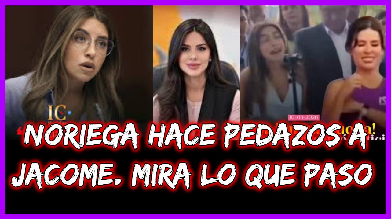 Noriega hace pedazos a Jacome. Mira lo que paso