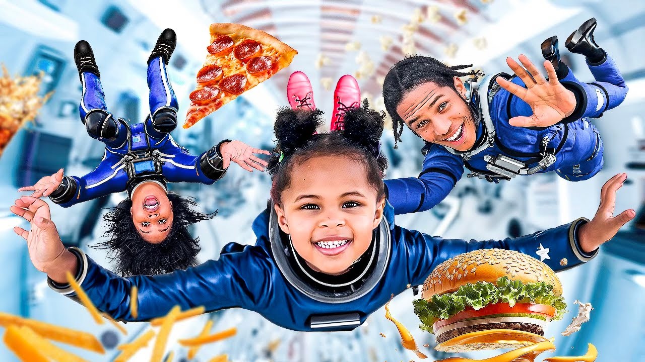 Eating ONLY ASTRONAUT Food For 24 Hours..