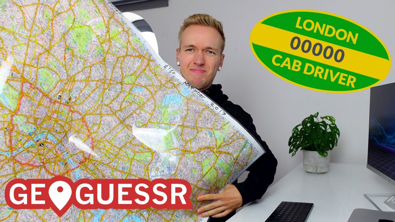 Taxi Driver vs Geoguessr ROUND 2 - London Cabbie Knowledge Map