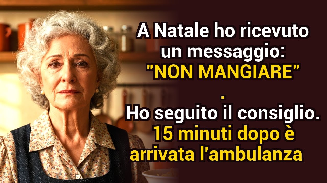 A Natale ho ricevuto un biglietto 