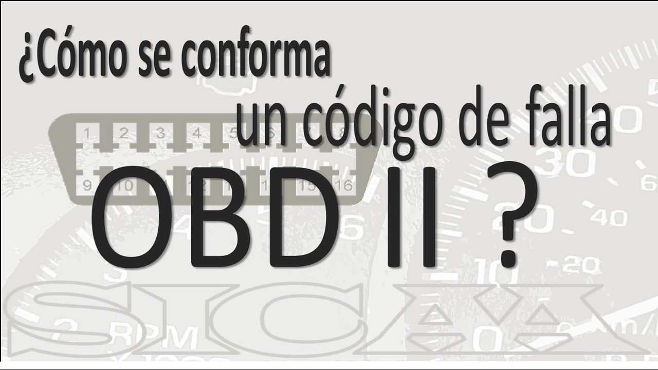 Cómo se estructura un codigo de falla OBD II