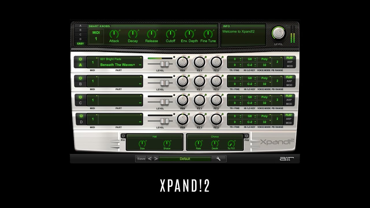 Xpand!2 • AIR Music Technology • 35 Selected Factory Presets • Xpand 2 VST • Sounds Patches • Xpand2