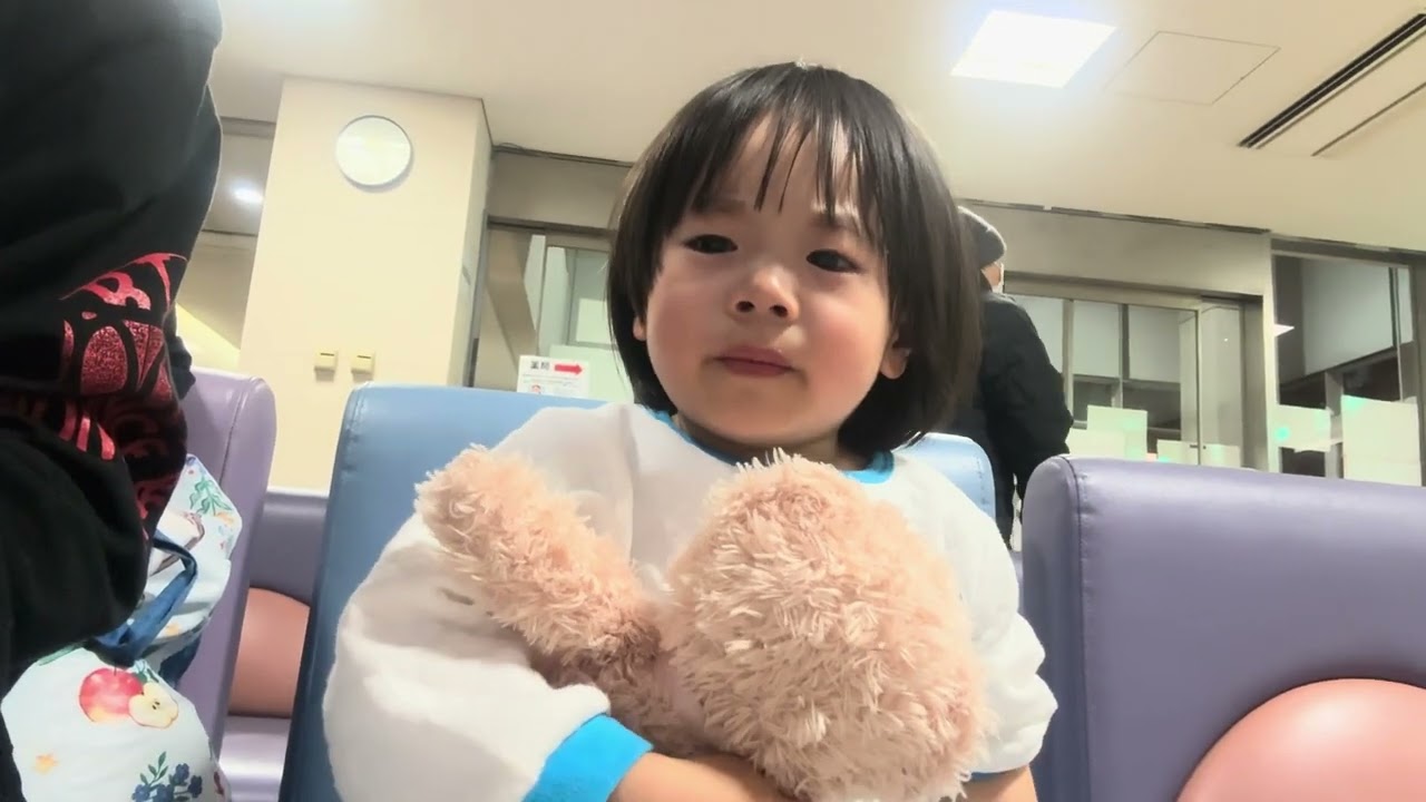 2026年1月　るる肘内障に😢