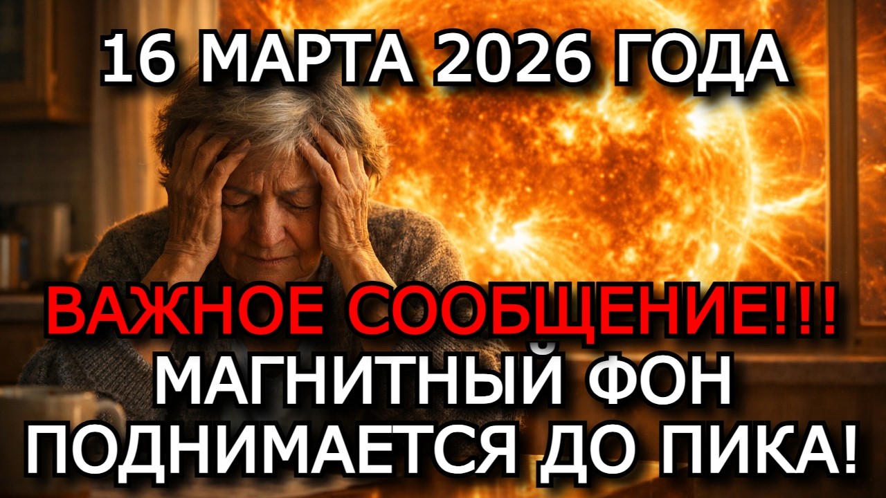 МАГНИТНЫЕ БУРИ 16 МАРТА 2026 — НОВЫЙ ШТОРМ K6–K8 ПОСЛЕ МОЩНЫХ ВСПЫШЕК