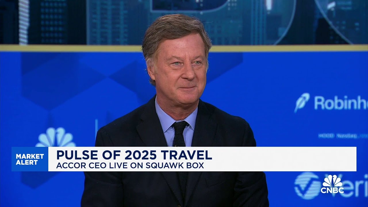 Accor CEO Sebastien Bazin: Expect 'super good' growth for the next 5-20 years