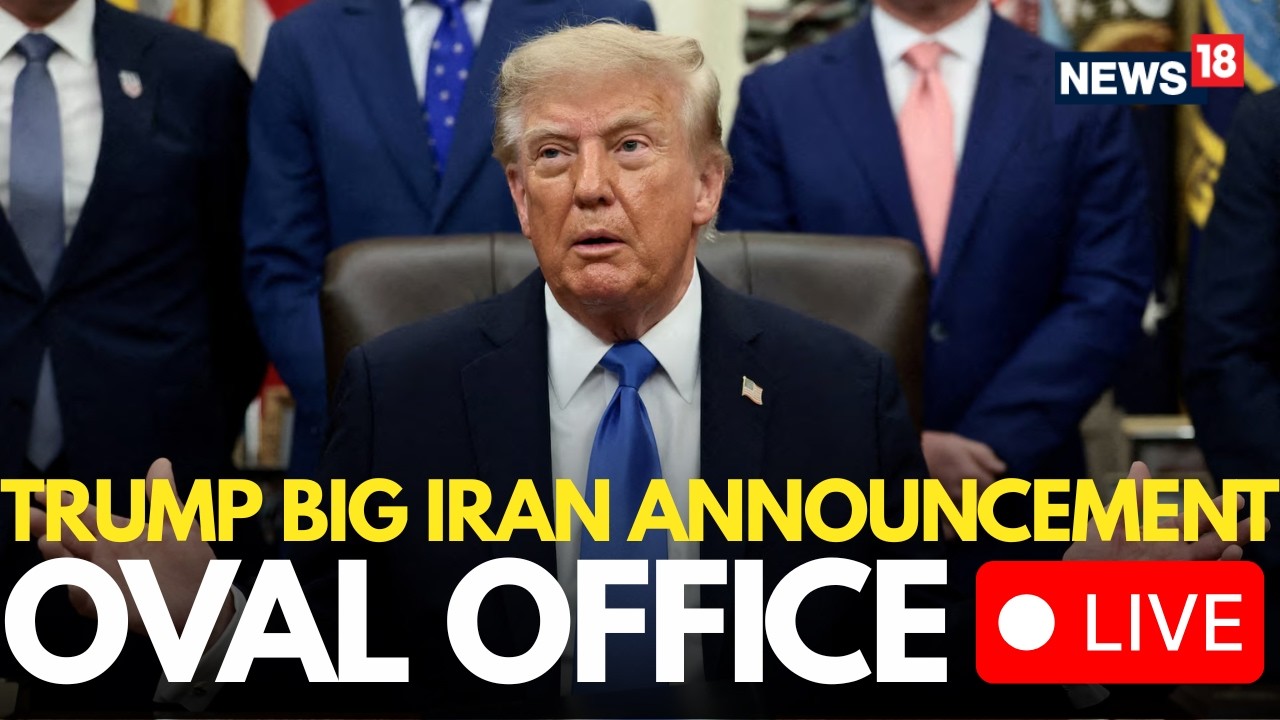 LIVE | Trump Makes BIG Iran Announcement: Major US-Iran War Update From Oval Office | N18G