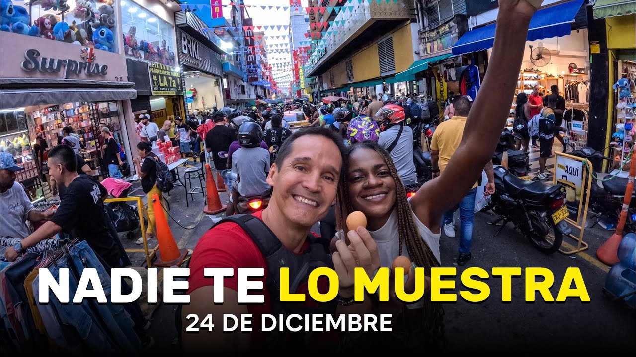 “Nos metimos al CAOS del CENTRO de CALI un 24 de diciembre 🎄😳 (Nadie te muestra esto)”