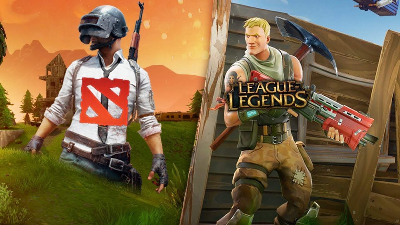 Fortnite vs PUBG = League of Legends vs. DOTA2