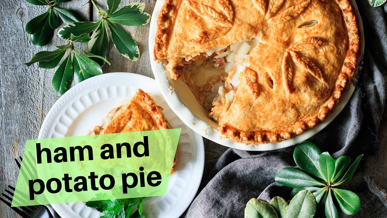 Cheesy Ham and Potato Pie