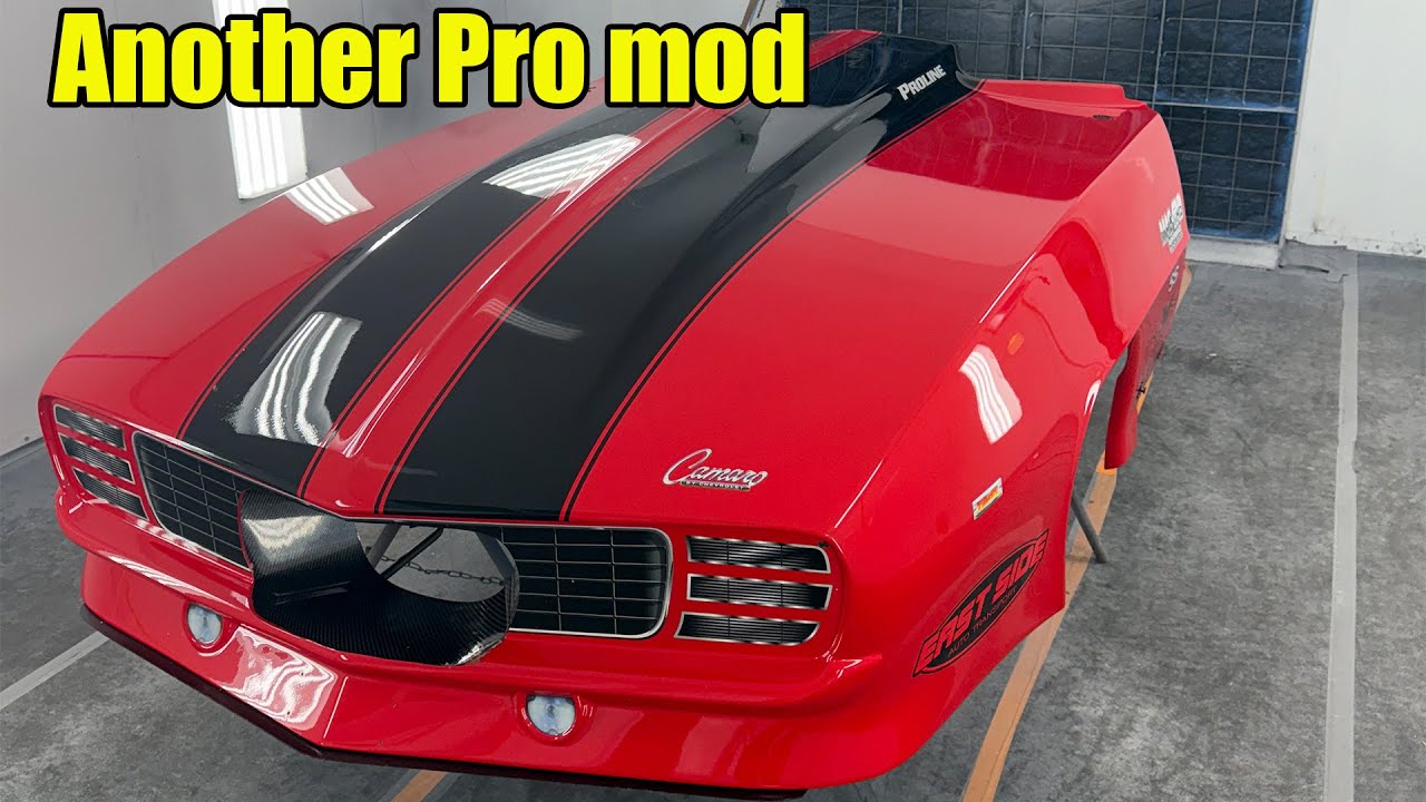 Camaro promod in the shop for some paint and body repairs 