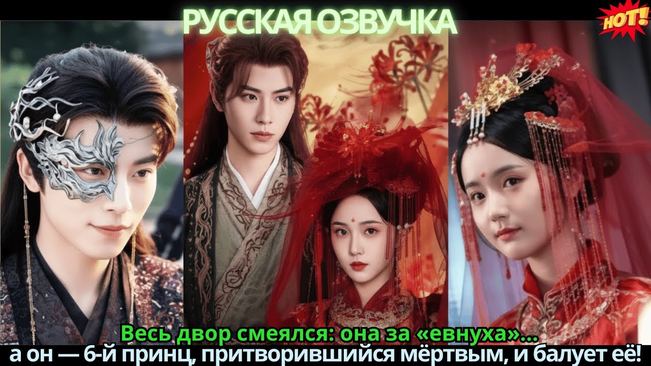 Весь двор смеялся: она за «евнуха»… а он — 6-й принц, притворившийся мёртвым, и балует её!
