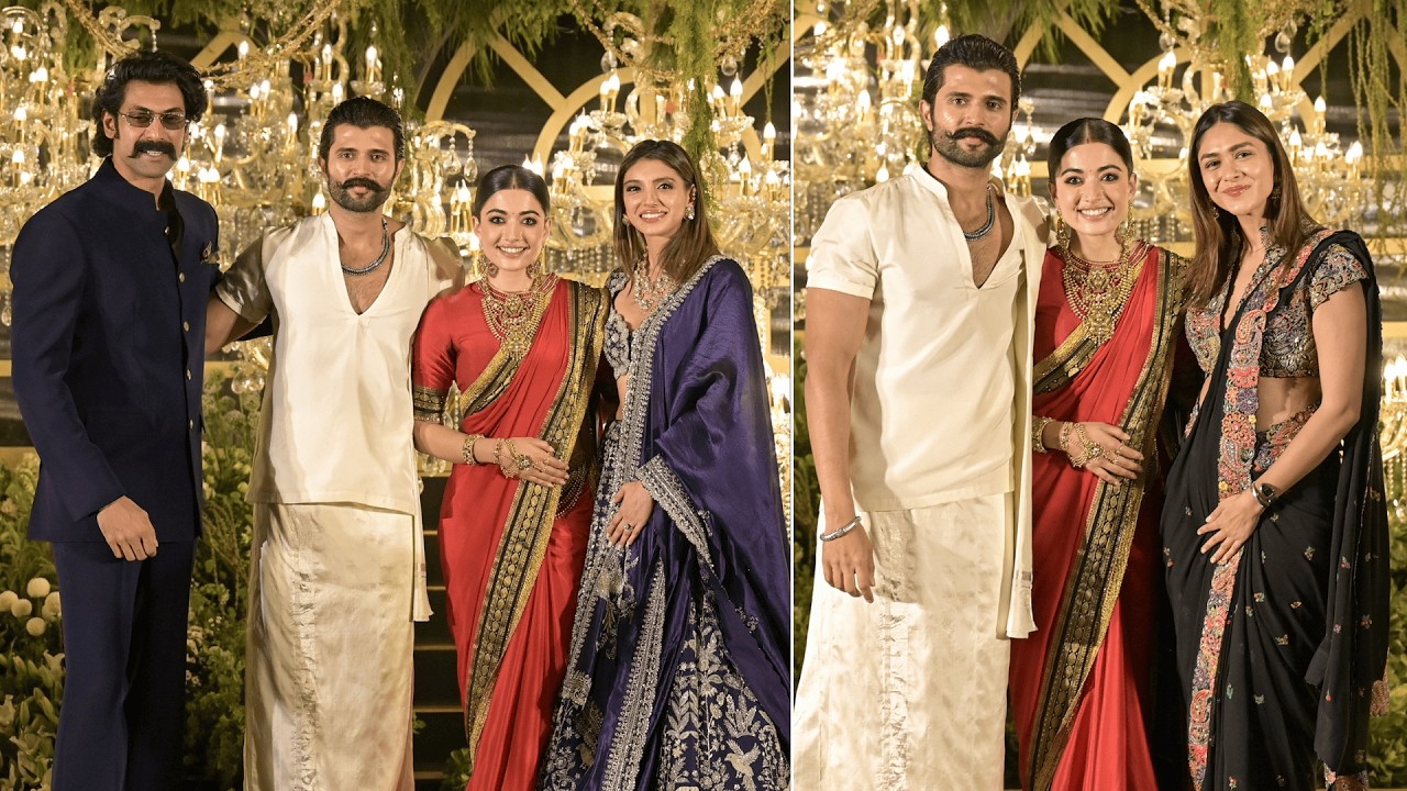 Rana Daggubati And Mrunal Thakur Visuals At VIROSH Reception | Vijay Devarakonda | Rashmika Mandanna