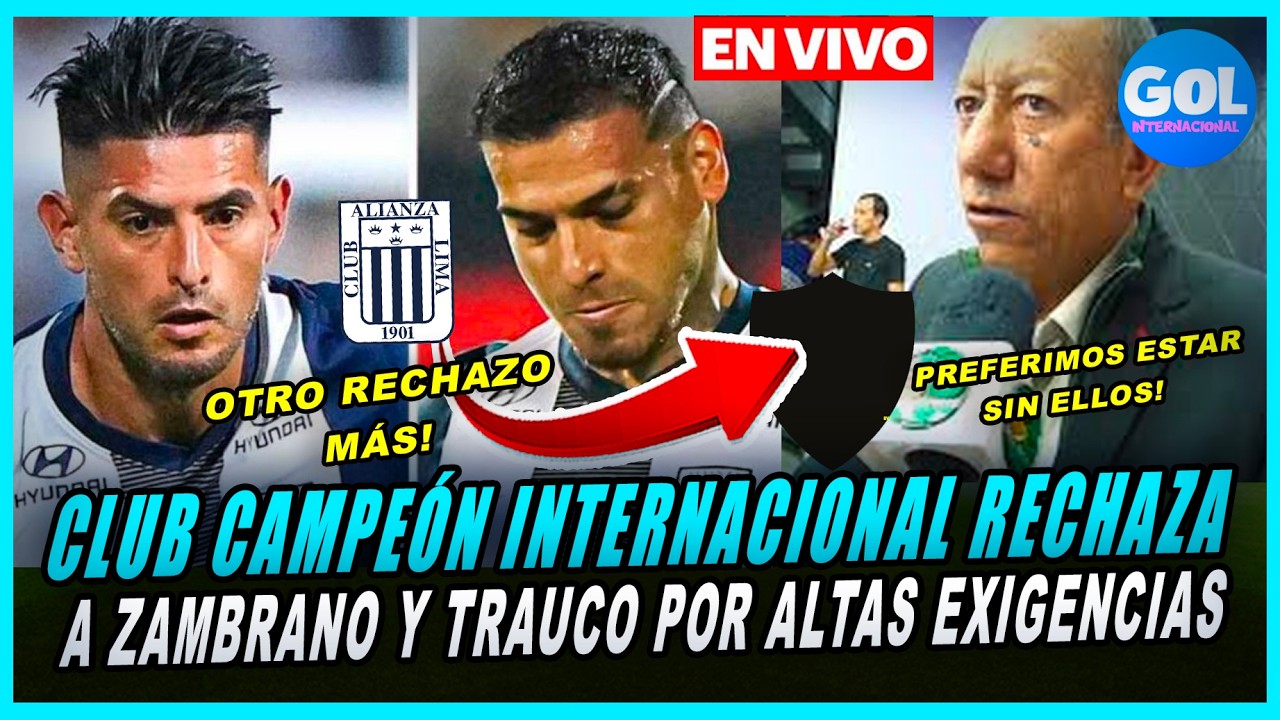ZAMBRANO y TRAUCO QUERÍAN SUELDOS MILLONARIOS en CLUB CAMPEÓN INTERNACIONAL y los RECHAZARON