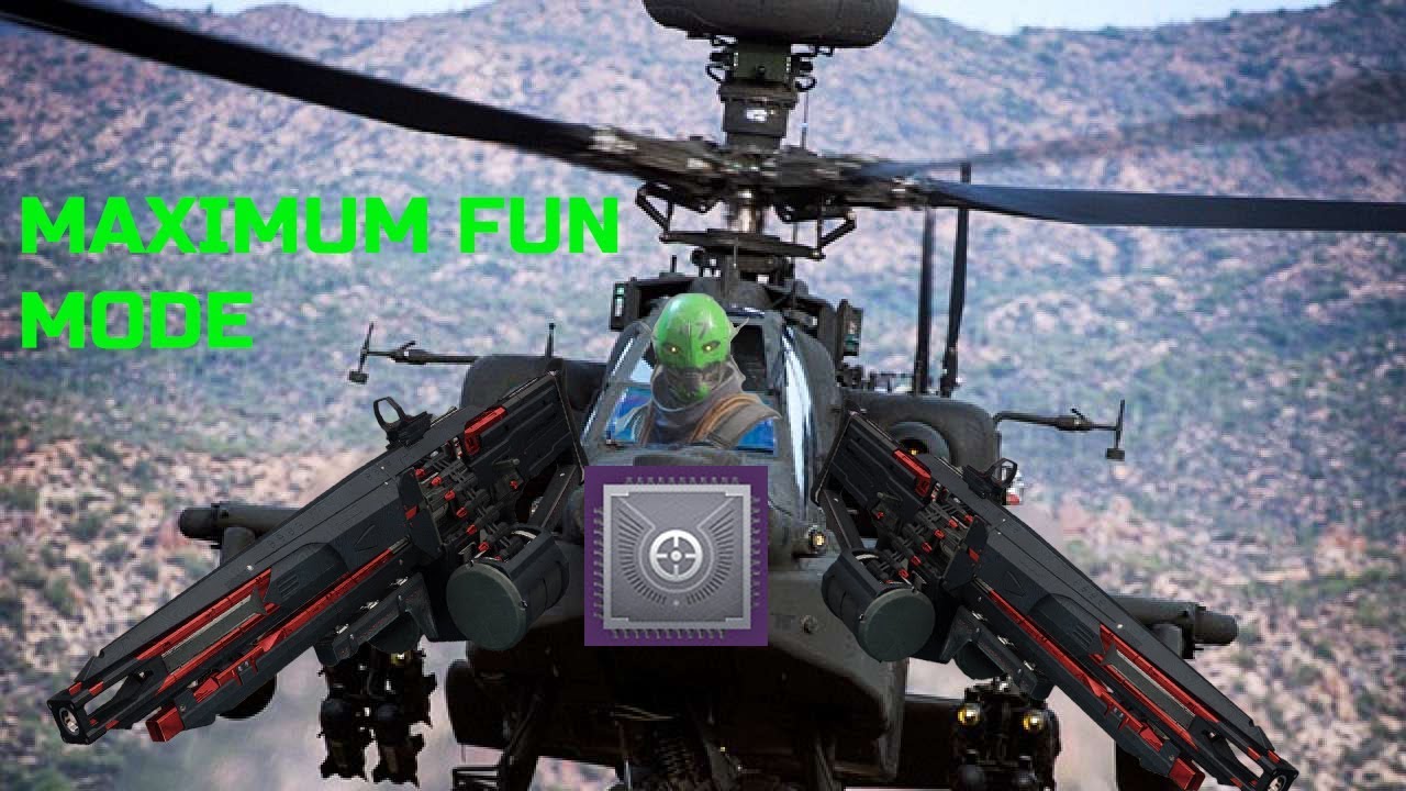 How To Be An Apache Helicopter In Destiny 2! | Forge Weapon Gameplay