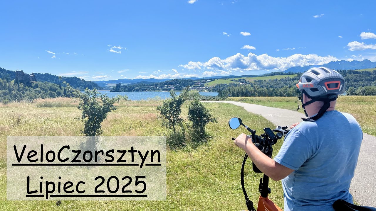 Velo Czorsztyn – 45 km wokół jeziora, zamek w Niedzicy i Tatry w tle | Letnia wycieczka z tatą