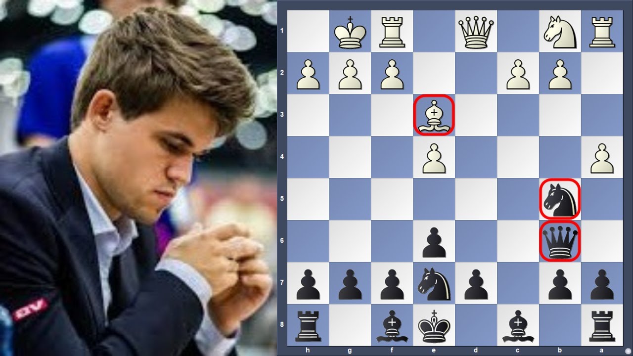Carlsen Shocked Giri with Queen Sac