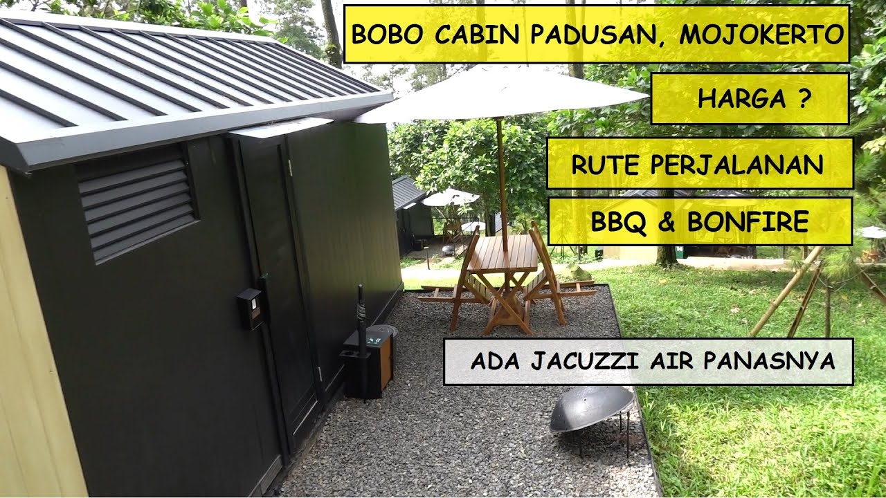(ENG SUB) BOBO CABIN PADUSAN, MOJOKERTO: TERBARU, TERLENGKAP! BISA BERENDAM DI JACUZZI AIR PANAS