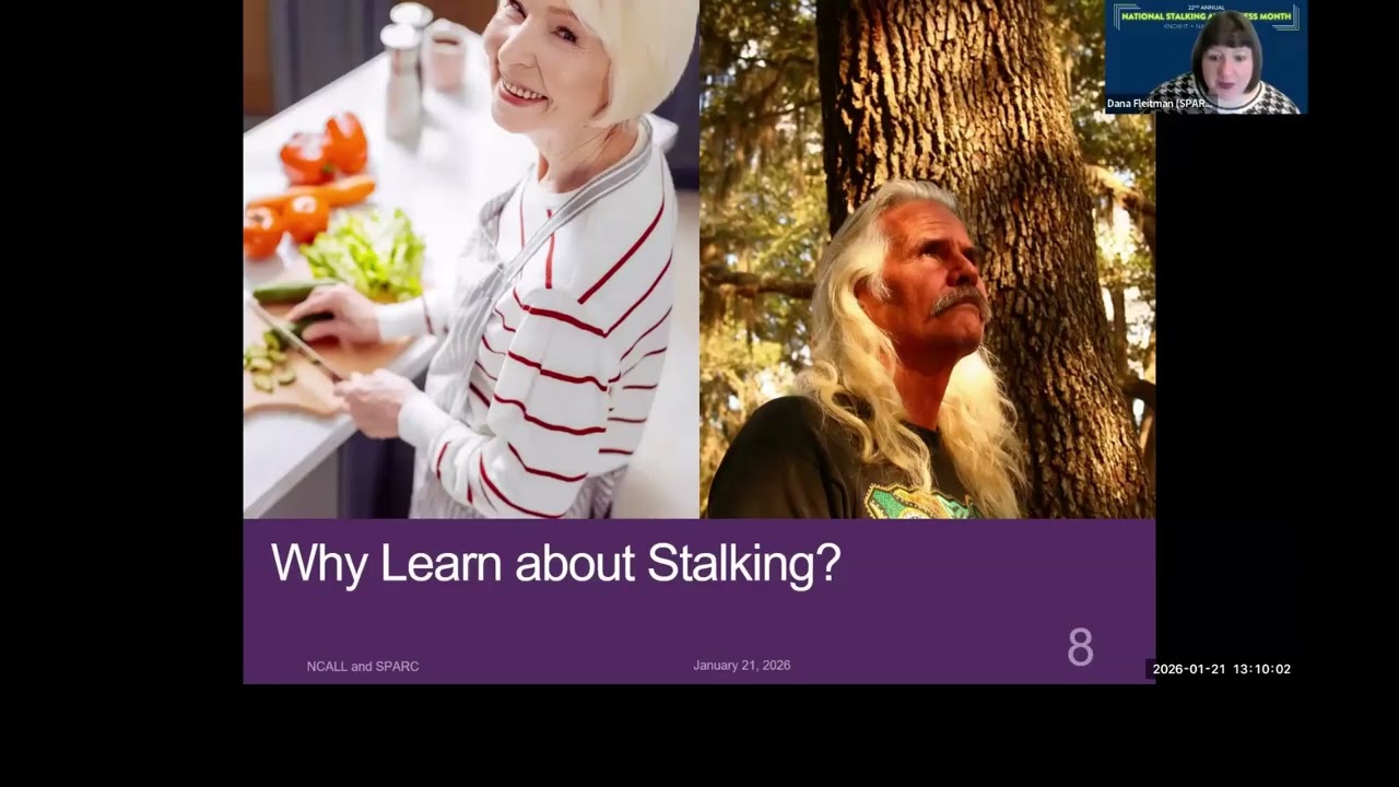 Stalking & Older Adults: An Overview (01/26) [ESPAÑOL]