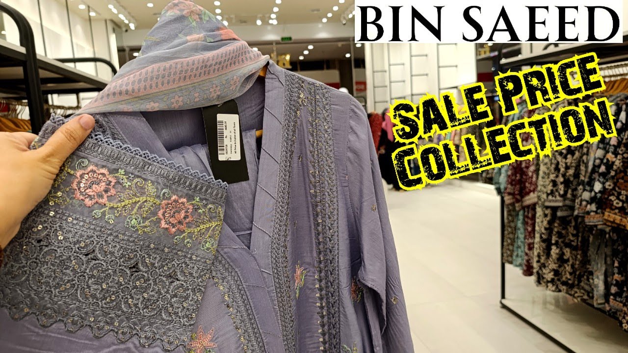 Bin Saeed New Collection 2025🔥Bin Saeed Sale Price Collection 2025🔥