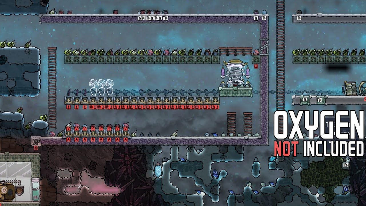 Making a farm while trying to form a enclosed base to stay warm