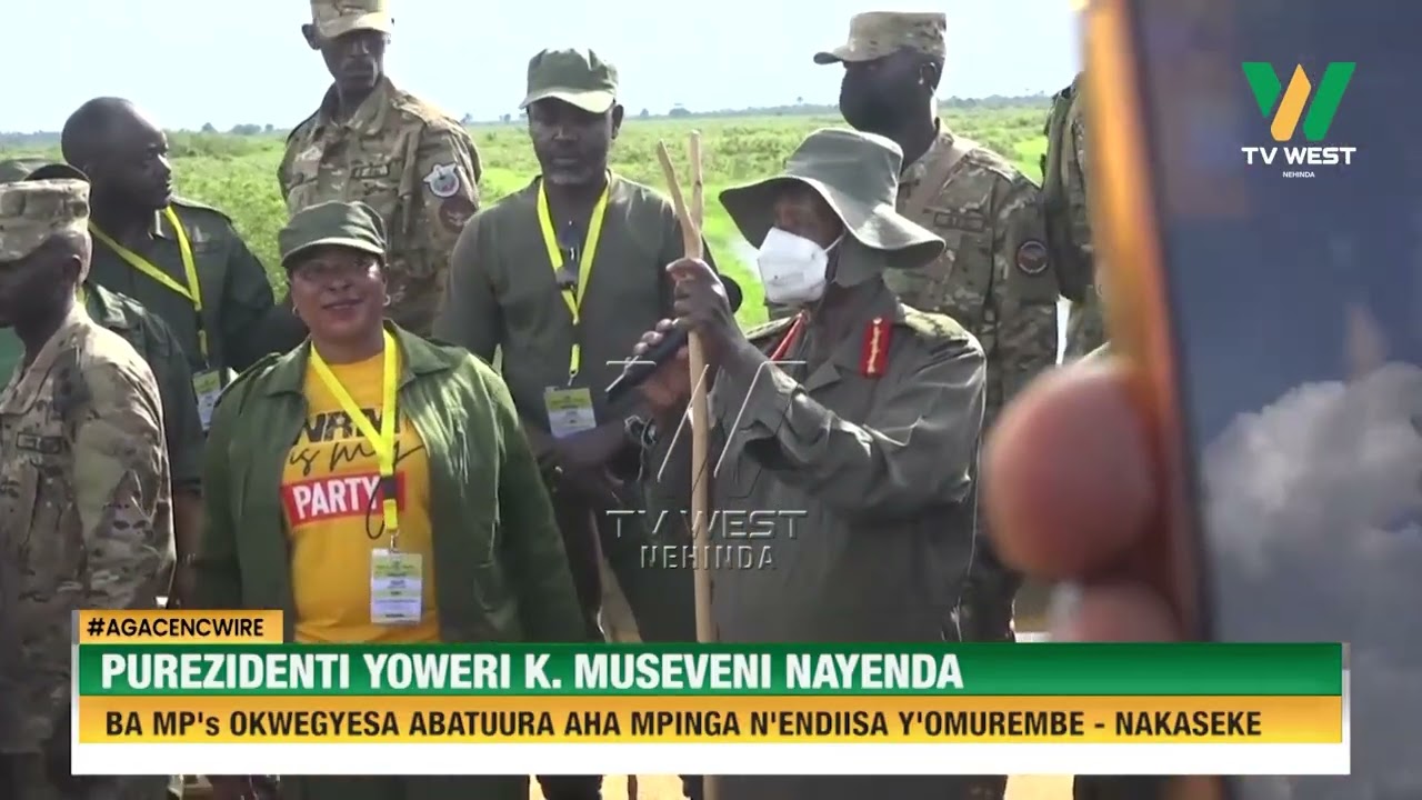 Agacencwire: Purezidenti Museveni nayenda ba MPs kwegyesa abatuura ahandiisa n'empinga y'omurembe