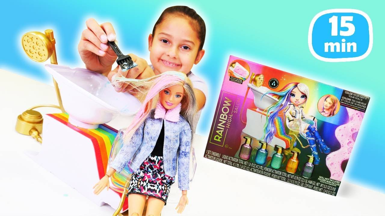 Selín y sus muñecas favoritas: Rainbow High y Ariel