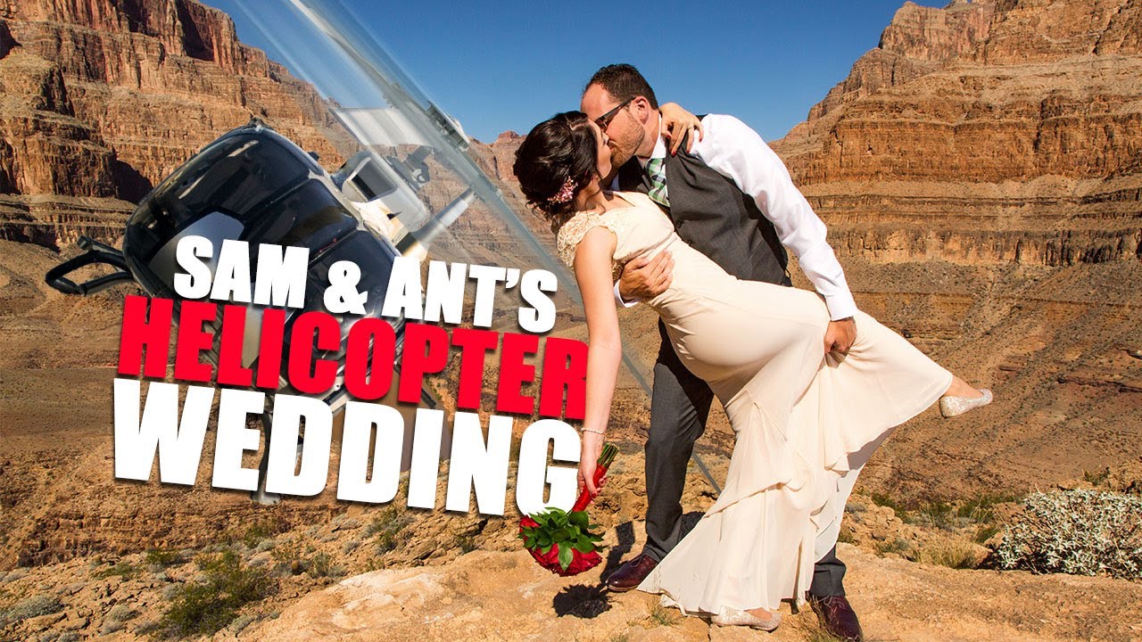 Sam & Ant's Helicopter Wedding