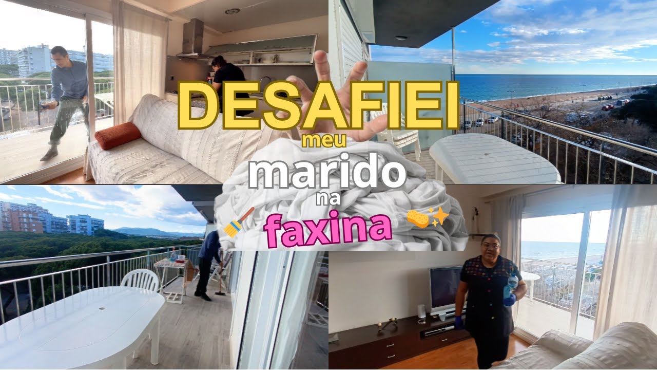 Desafiei o marido: ROTINA DE LIMPEZA AIRBNB NA ESPANHA