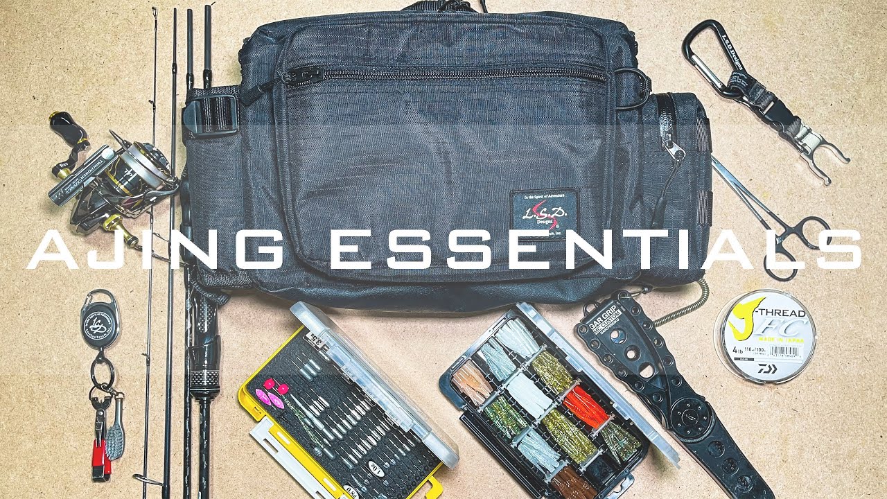 Ajing Essentials — что я беру с собой на рыбалку в Аджинге