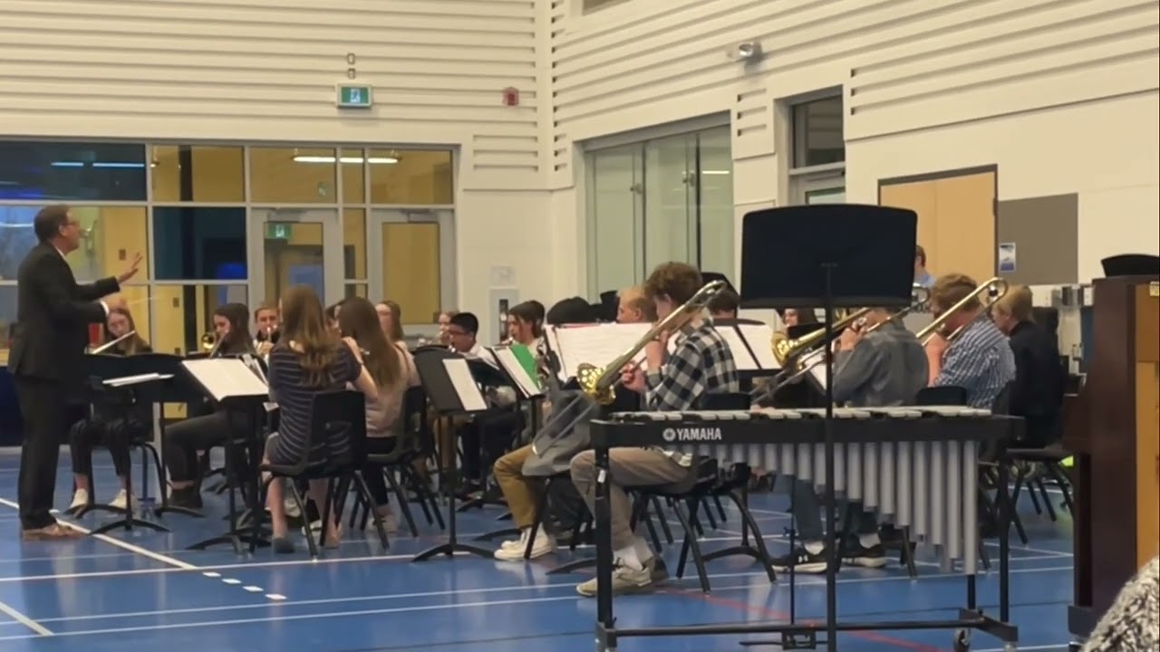 At Twilight Jonas Grade 8 Band Concert 12Apr22