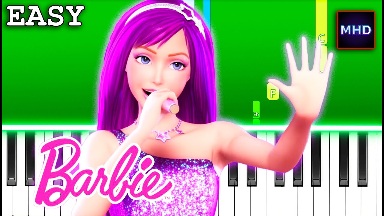 Barbie - Princess & The Popstar - Piano Tutorial [EASY]