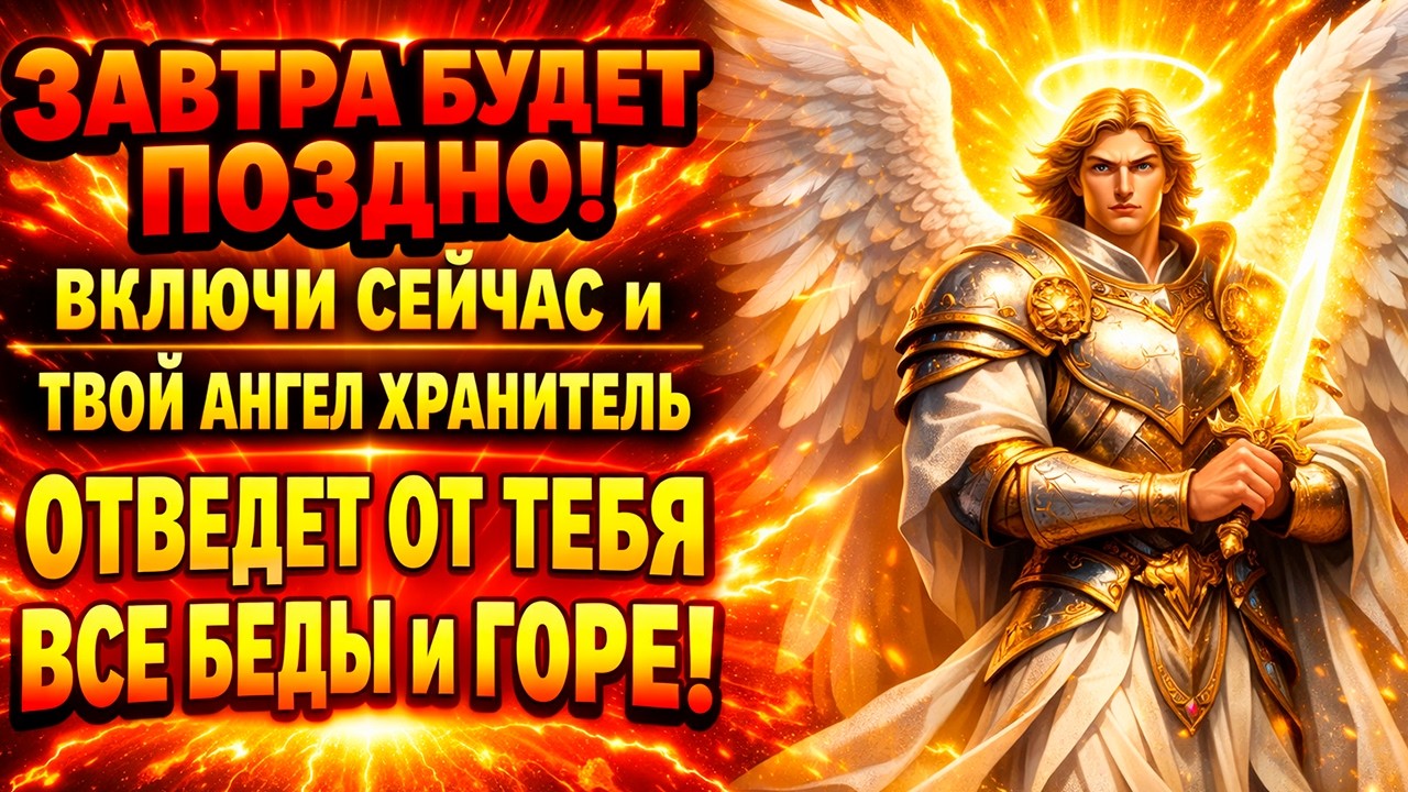 СЛИШКОМ СИЛЬНАЯ МОЛИТВА… СЛУШАТЬ В ПОЛНОМ ОДИНОЧЕСТВЕ! Молитва Ангелу Хранителю