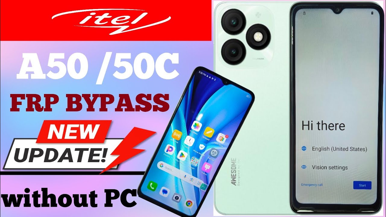 Itel A70 / A50GOOGLE/FRP BYPASS 2025 || Itel A70 (A665L) FrpUnlock Without PC - No Share Article