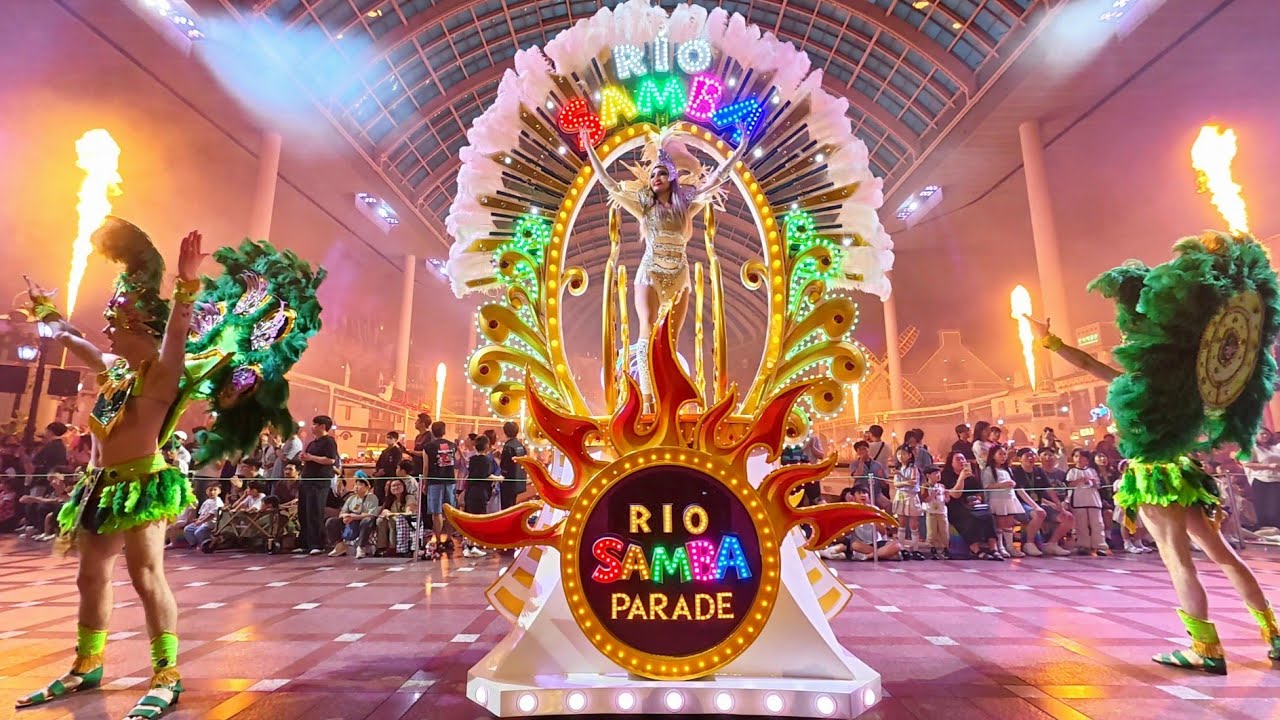 [4K | 2025첫공] 2025.06.07 롯데월드 삼바 카니발 야간 퍼레이드 - Samba Carnival Parade at night, Lotte World