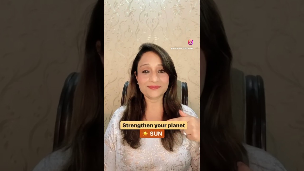 Astrology remedies to strengthen planet Sun ☀️ #surya #astrologytips #astrologyremedies #jyotish