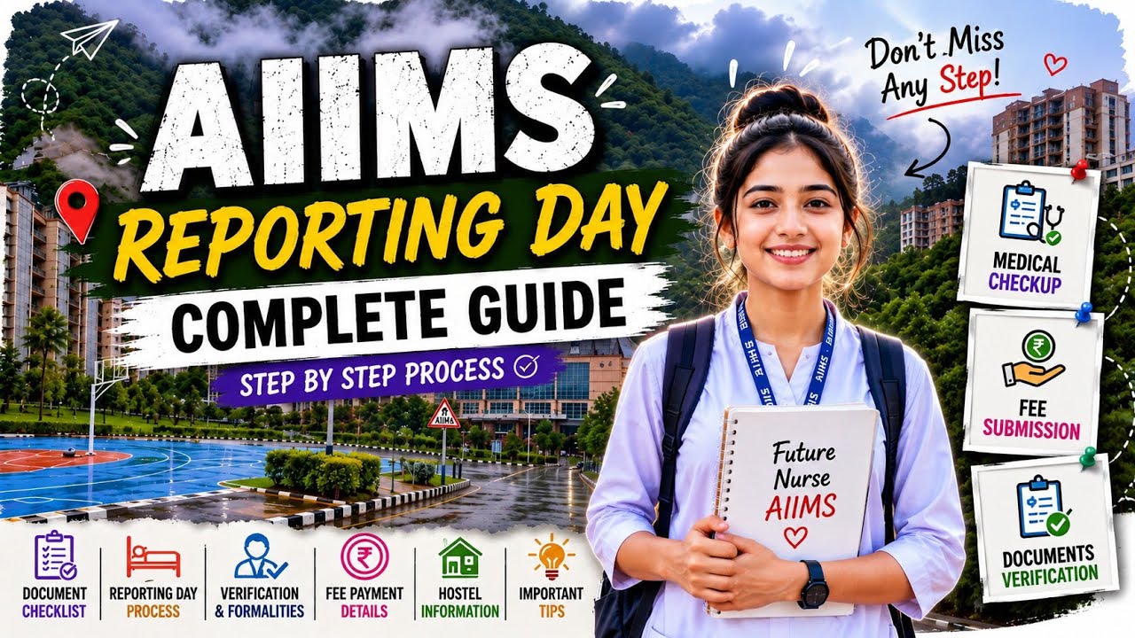 AIIMS Reporting Day 2026 | Seat Allotment के बाद क्या करें? Full Process | AIIMS