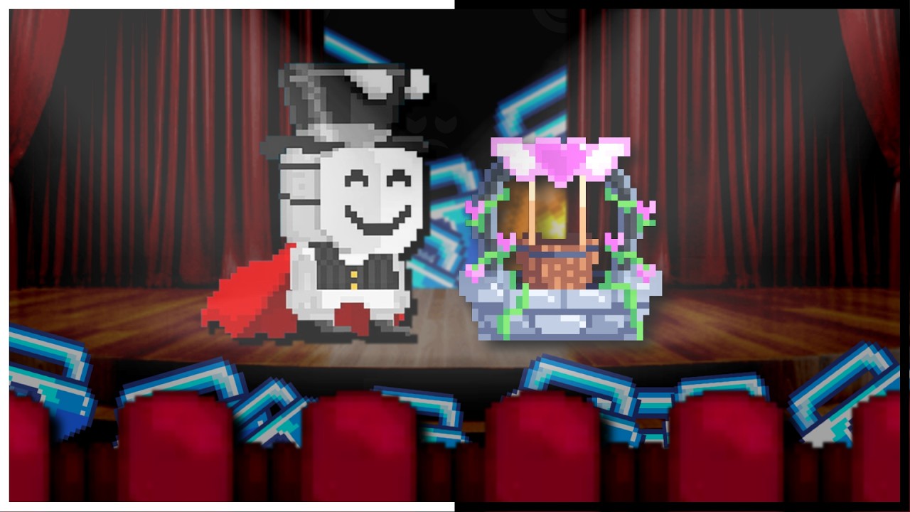 Growtopia Valentines, но финансируется зрителями.