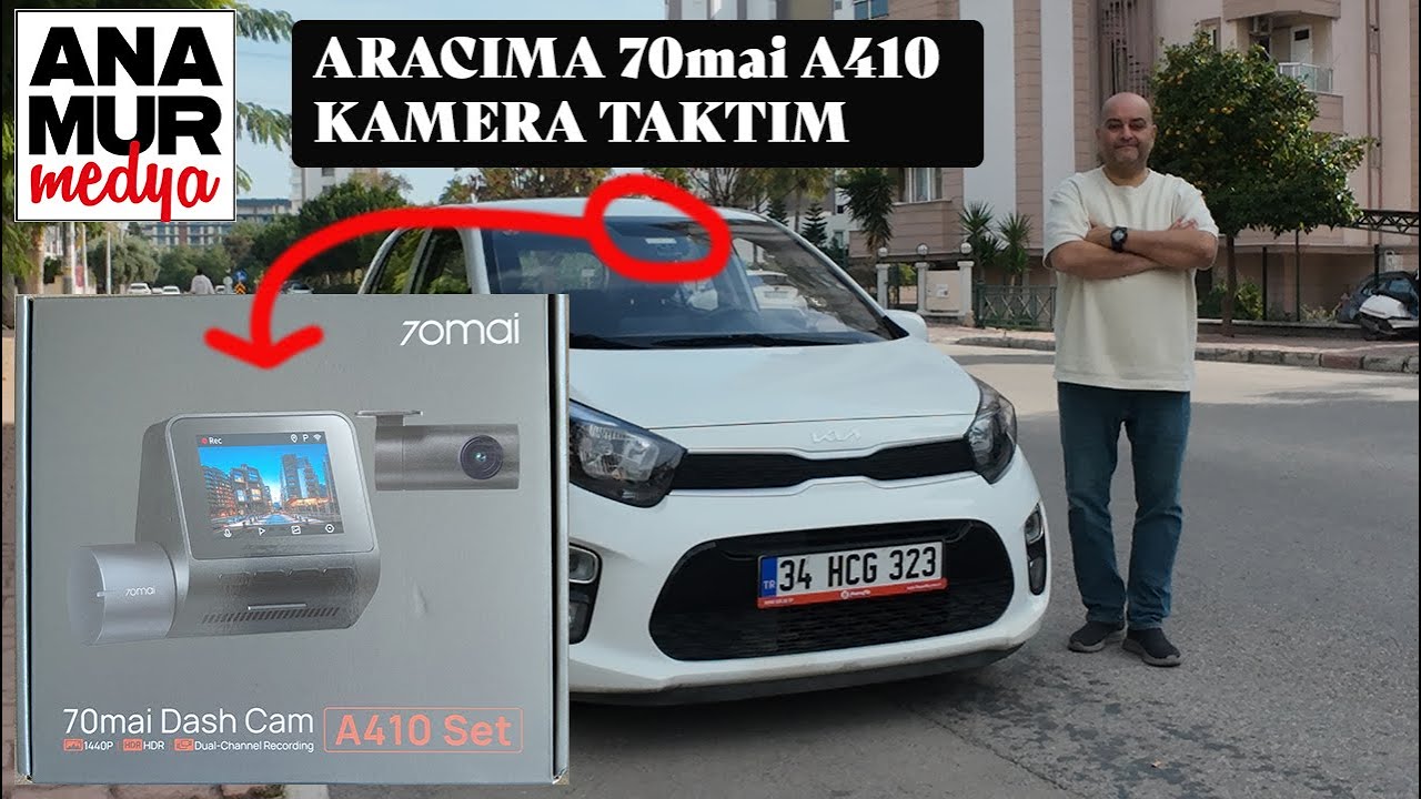 70mai A410 Araç Kamerası & Kia Picanto 1.0 Otomatik Cool 2023 Test / Emre Anamur
