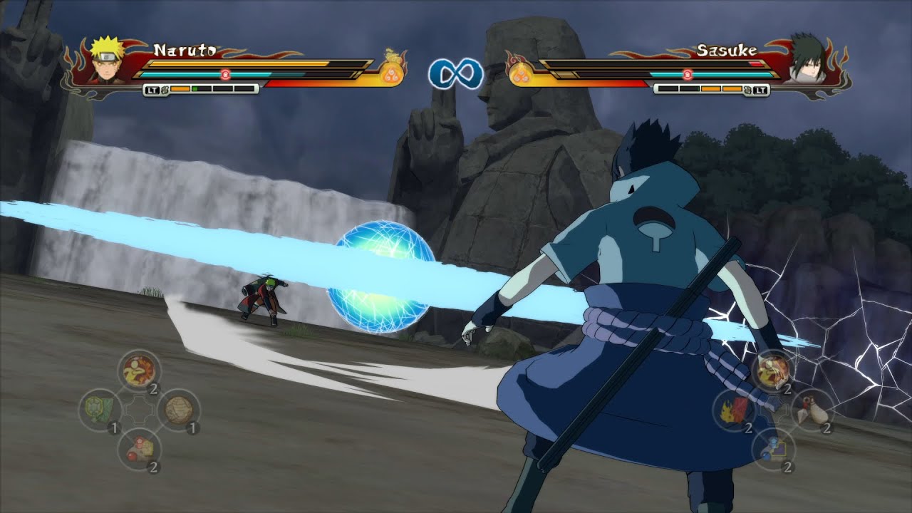 Naruto Sage Mode vs Sasuke EMS | Epic Com vs Com Battle!
