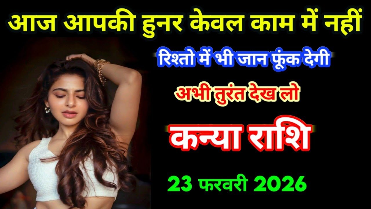 कन्या राशि आज आपकी हुनर केवल काम में नहीं रिश्तो में भी जान फूंक देगी/Kanya rashi