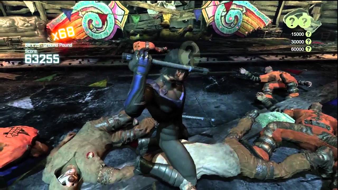 Batman Arkham City - Funhouse Brawl (Extreme) as Nightwing