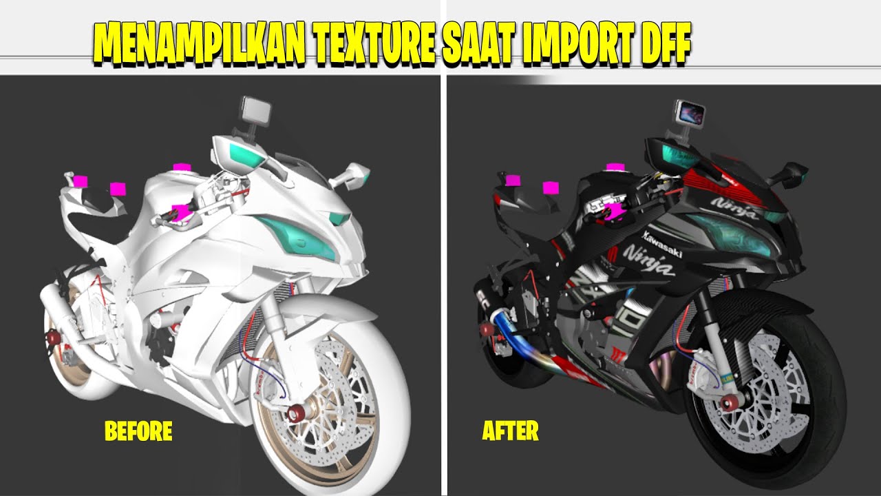 CARA MENAMPILKAN TEXTURE DI ZMODELER  SAAT IMPORT DFF - GTA SA