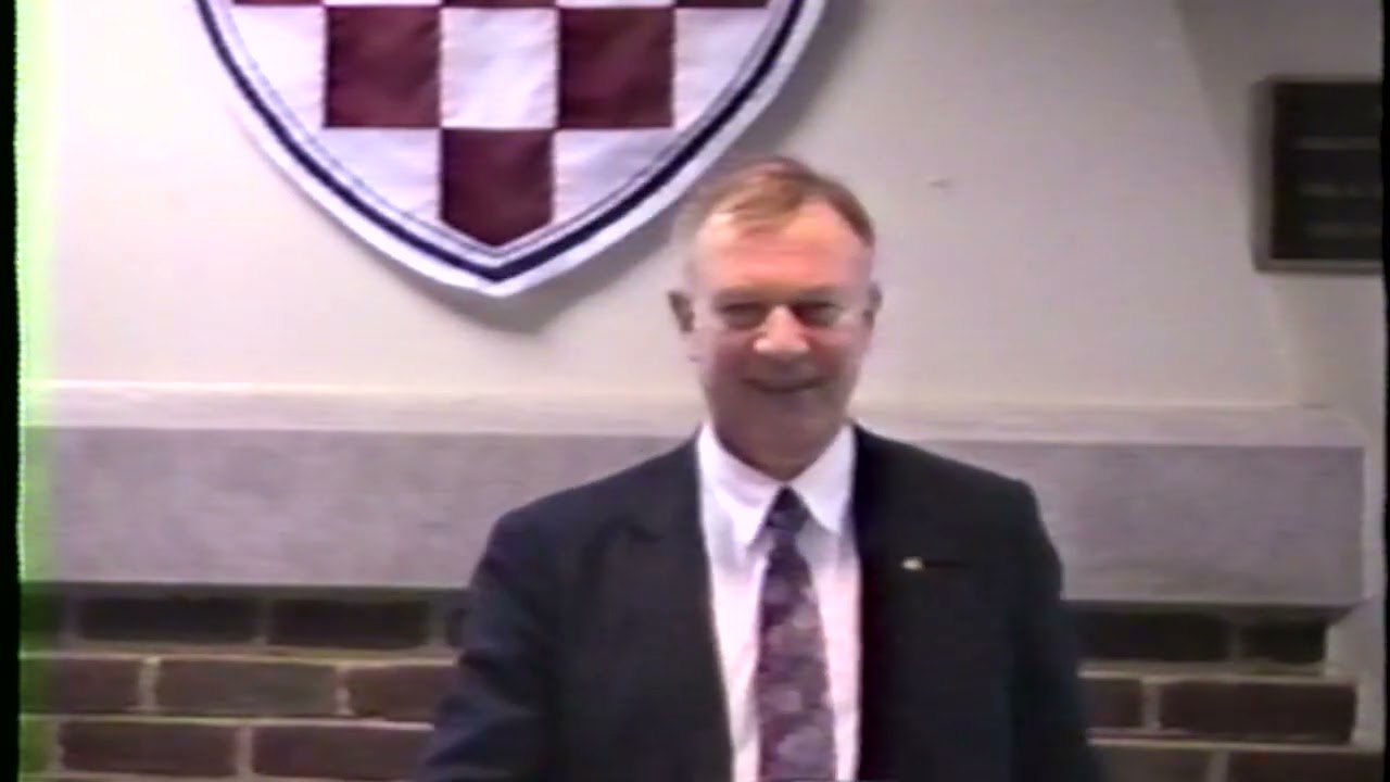 Andrzej Baborski at the University of Richmond, 1992.