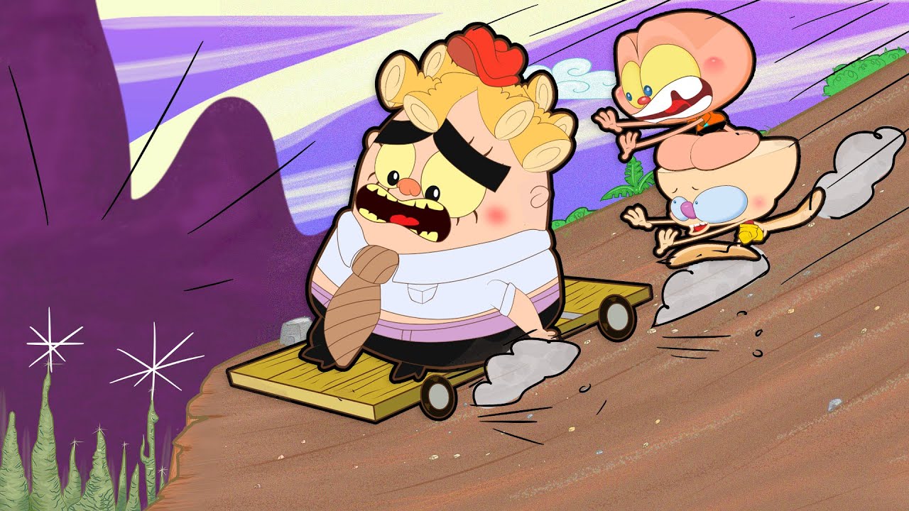 Mongo e Drongo e o CARRINHO DESGOVERNADO - Desenho Animado