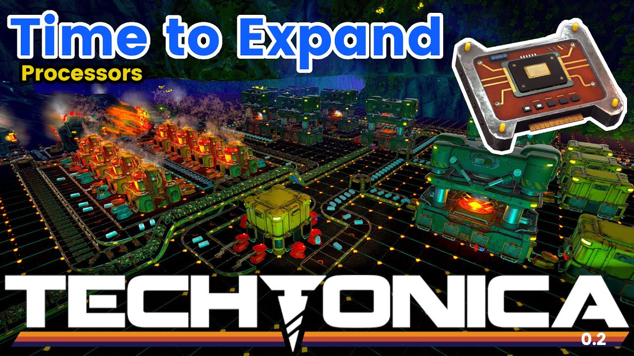 Processors and Mining Charge Time - Atlantum here we come - Techtonica 0.2 Base Building Update