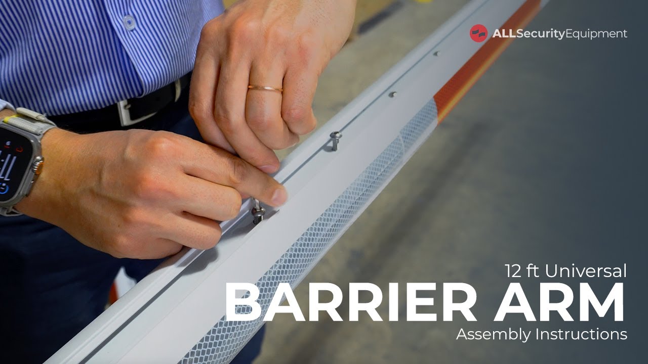 12 ft Sectional Barrier Gate Arm Assembly Instructions | Easy Installation | All Security Equipment