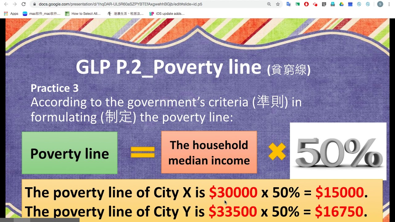 S1 IH Calculating poverty line