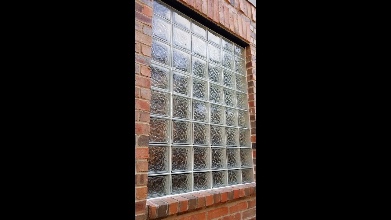 Glass Block Window Installation June 2020