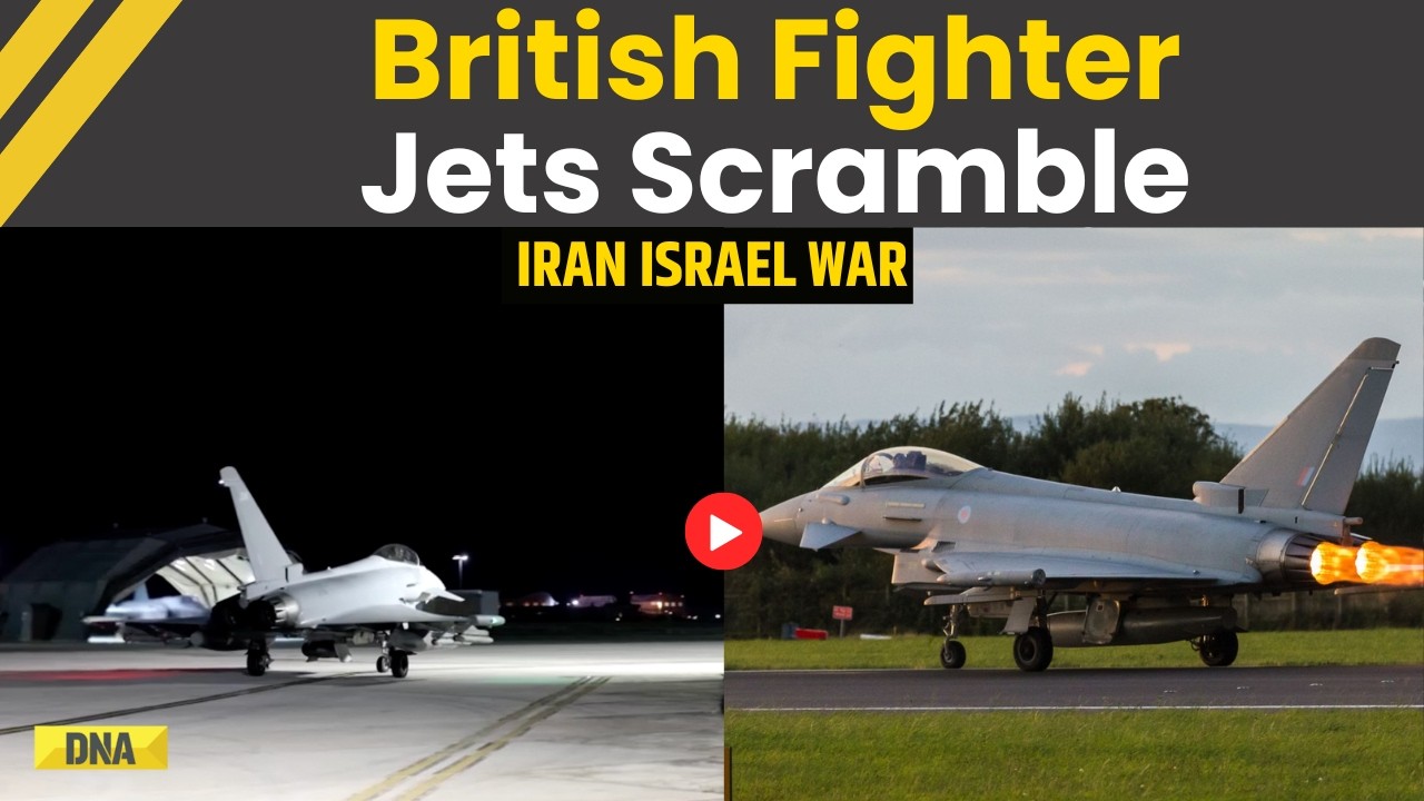 Iran Israel War: British Fighter Jets Scramble Amid Middle East Crisis | US Iran War | Iran News