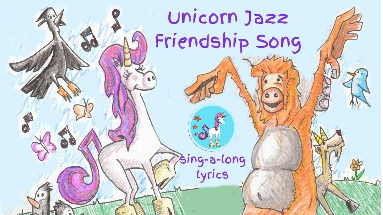 Official Unicorn Jazz Friendship Song & Lyrics for Unicorn Children's Book Series Song Author Visits